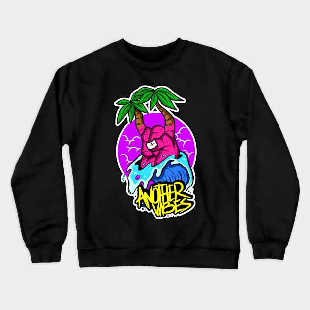 another vibes Crewneck Sweatshirt by Behold Design Supply